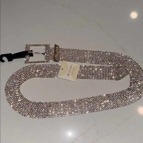 Altar'd State Accessories - Gold & Rhinestone Fashion Belt